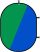 Hakutatz Chroma Key - skladacie pozadie 2v1, zelené/modré 150cm*100cm 