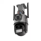 Titan 360° 8MP 4K WiFi vonkajšia PTZ bezpečnostná kamera – iCSee, nočné videnie, sledovanie pohybu, IP66, sivá-čierna Titan 360° 8MP 4K WiFi vonkajšia PTZ bezpečnostná kamera – iCSee, nočné videnie, sledovanie pohybu, IP66, sivá-čierna