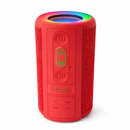 Reproduktor CR-X185 s Bluetooth a RGB podsvietením, červený Reproduktor CR-X185 s Bluetooth a RGB podsvietením, červený