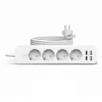 Jortan 2-metrová multifunkčná sieťová rozbočovačka – 4 zásuvky + 2 USB + 2 USB-C Jortan 2-metrová multifunkčná sieťová rozbočovačka – 4 zásuvky + 2 USB + 2 USB-C