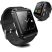 Pro Watch U8 smart hodinky, čierná farba 