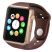AlphaOne A1  smart hodinky V zlatej farbe  so zaobleným displejom, SIM kartou a množstvom ďalších funkcií