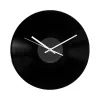 Nástenné hodiny vyrobené z vinylovej platne Nástenné hodiny vyrobené z vinylovej platne
