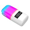 Bezdrôtové bluetooth slúchadlá Blasterra s puzdrom ktorý má zabudovaný reproduktor , RGB a LED displej Bezdrôtové bluetooth slúchadlá Blasterra s puzdrom ktorý má zabudovaný reproduktor , RGB a LED displej