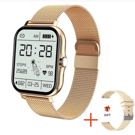 Rose gold inteligentné hodinky Lige ,darček silikónovým remienkom Rose gold inteligentné hodinky Lige ,darček silikónovým remienkom