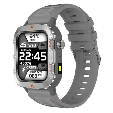 Laxasfit Q11 Smart hodinky, strieborné - Monitorovanie srdcového tepu, spánku, počasia a kyslíka v krvi Laxasfit Q11 Smart hodinky, strieborné - Monitorovanie srdcového tepu, spánku, počasia a kyslíka v krvi