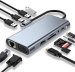USB Type-C HUB – 11-portový adaptér