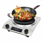   CityWok Prenosná Indukčná Varná Doska – 3000W, Dotykový Displej, Kompaktné Nerezové Prevedenie