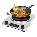   CityWok Prenosná Indukčná Varná Doska – 3000W, Dotykový Displej, Kompaktné Nerezové Prevedenie