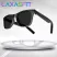 LAXASFIT Bluetooth inteligentné okuliare – S filtrom modrého svetla, na bezdrôtové hovory + darčeková čistiaca handrička