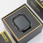 ZFit ZT09-HM Čierne inteligentné hodinky – čiernym silikónovým, kovovým a koženým remienkom ZFit ZT09-HM Čierne inteligentné hodinky – čiernym silikónovým, kovovým a koženým remienkom