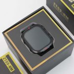   ZFit ZT09-HM Čierne inteligentné hodinky – čiernym silikónovým, kovovým a koženým remienkom