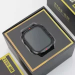   ZFit ZT09-HM Čierne inteligentné hodinky – čiernym silikónovým, kovovým a koženým remienkom