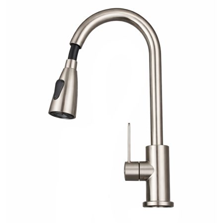 Nerezová výsuvná kuchynská batéria s drezovou sprchou do domácnosti, teleskopická drezová batéria na studenú a teplú vodu, s ochranou proti rozstrekovaniu