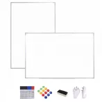 Obojstranná magnetická tabuľa 100x150 cm – stierateľná a na zavesenie na stenu, ideálna do domácnosti, kancelárie aj školy Obojstranná magnetická tabuľa 100x150 cm – stierateľná a na zavesenie na stenu, ideálna do domácnosti, kancelárie aj školy