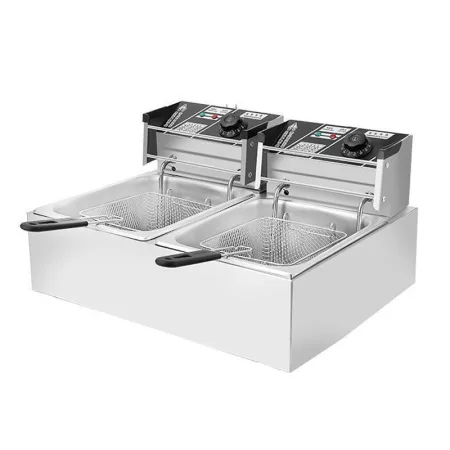 Elektrická fritéza - 2 x 6 L - 2500 W