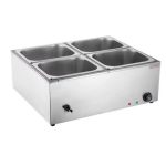   Elektrický ohrievač jedla – so štyrmi nádobami, z nehrdzavejúcej ocele