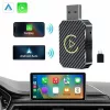 Bezdrôtové pripojenie do auta pre hlavné jednotky CarPlay a AndroidAuto, adaptér Bluetooth USB Bezdrôtové pripojenie do auta pre hlavné jednotky CarPlay a AndroidAuto, adaptér Bluetooth USB