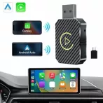   Bezdrôtové pripojenie do auta pre hlavné jednotky CarPlay a AndroidAuto, adaptér Bluetooth USB