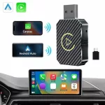   Bezdrôtové pripojenie do auta pre hlavné jednotky CarPlay a AndroidAuto, adaptér Bluetooth USB
