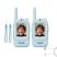 Videová vysielačka (walkie-talkie) s HD kamerou a funkciou zmeny hlasu, modrá