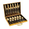 24-dielny zlatý príborový set