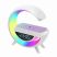 Mini multimediálny Bluetooth reproduktor, bezdrôtová nabíjacia podložka, budík, RGB LED lampa Mini multimediálny Bluetooth reproduktor, bezdrôtová nabíjacia podložka, budík, RGB LED lampa