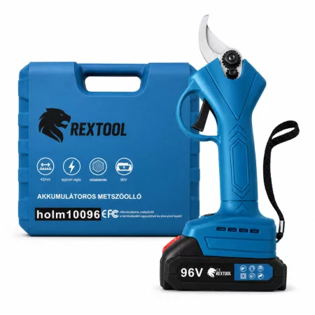 Nožnice Rextool s 2×96 V akumulátorom Nožnice Rextool s 2×96 V akumulátorom