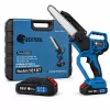 Rextool Premium reťazová píla s automatickým mazaním, s indikátorom nabitia a 2×96 V akumulátormi Rextool Premium reťazová píla s automatickým mazaním, s indikátorom nabitia a 2×96 V akumulátormi