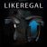 Herné kreslo Likeregal 920 s podnožkou zelené a masážnou funkciou