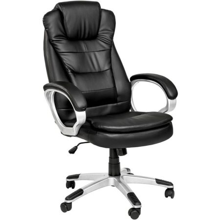 OfficeTrade Boss stolička  čierna-vibračná masážna funkcia