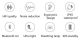 Súprava slúchadiel Bluetooth 4.2  s nabíjacím puzdrom  S2 Tws - sivé