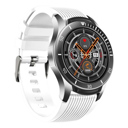 GT106 smartwatch v bielej farbe 