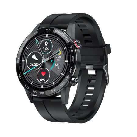 L16 PREMIUM Smart hodinky - čierne