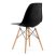 4x Dizajnové moderné jedálenské stoličky do vašej kuchyne alebo môžu byť klenotom obývacej izby-čierná