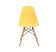 4xDizajnové moderné jedálenské stoličky do vašej kuchyne alebo môžu byť klenotom obývacej izby-žltá
