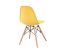 4xDizajnové moderné jedálenské stoličky do vašej kuchyne alebo môžu byť klenotom obývacej izby-žltá