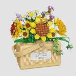   Balody Mini Blocks – Kvetinový košík s slnečnicami (1295 dielikov)