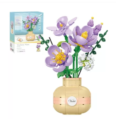 Balody Viola Váza – Mini Blocks Stavebnica Kvetinovej Vázy (539 dielikov) Balody Viola Váza – Mini Blocks Stavebnica Kvetinovej Vázy (539 dielikov)
