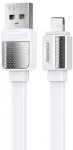 Remax RC-154i Platinum Pro Lightning dátový kábel 2,4A (1 m) - biely - iPhone / iPad / iPod / AirPods