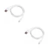 2 1m kábel USB - Lightning (biely) - iPhone / iPad / iPod / AirPods 2 1m kábel USB - Lightning (biely) - iPhone / iPad / iPod / AirPods
