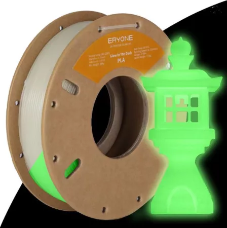 ERYONE Luminous PLA Green Printing Filament - 1,75 mm, presnosť ±0,03 mm, 1 kg ERYONE Luminous PLA Green Printing Filament - 1,75 mm, presnosť ±0,03 mm, 1 kg