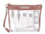 Cestovná súprava Luzway Flying (9 kusov) ružovo-fialová