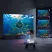 FunFlix A1 inteligentný projektor – 1080P, podpora 4K, Android TV, WiFi 6, Bluetooth 5.2