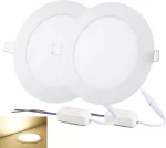   NRGDILY R12WW Sada stropných vstavaných reflektorov LED - 12W, 3000K teplá biela (2 ks)
