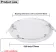 NRGDILY R12WW Sada stropných vstavaných reflektorov LED - 12W, 3000K teplá biela (2 ks)