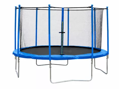 Rusher Challenge Vonkajšia trampolína s ochrannou sieťou – odolná voči UV žiareniu, v súlade s normou EN71-14 – 3,66 m Rusher Challenge Vonkajšia trampolína s ochrannou sieťou – odolná voči UV žiareniu, v súlade s normou EN71-14 – 3,66 m