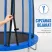 Rusher Challenge Vonkajšia trampolína s ochrannou sieťou – odolná voči UV žiareniu, v súlade s normou EN71-14 – 3,66 m Rusher Challenge Vonkajšia trampolína s ochrannou sieťou – odolná voči UV žiareniu, v súlade s normou EN71-14 – 3,66 m