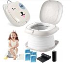 Skladací nočník pre deti, plastový, prenosný, ergonomický dizajn, od 6 rokov, Skladací nočník pre deti, plastový, prenosný, ergonomický dizajn, od 6 rokov,
