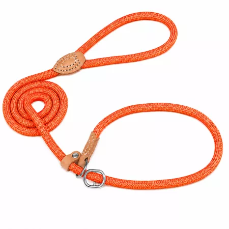 Odolné, reflexné psie vodítko Grand Line pre malé, stredné a veľké psy, ako aj pre mačky – s konštrukciou zabraňujúcou zaduseniu, 140 cm x 1,4 cm, oranžové Odolné, reflexné psie vodítko Grand Line pre malé, stredné a veľké psy, ako aj pre mačky – s konštrukciou zabraňujúcou zaduseniu, 140 cm x 1,4 cm, oranžové